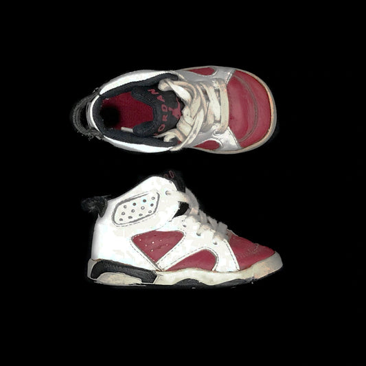 Nike Air Jordan 6 VI 1991 Original Carmine Baby Toddler Shoes