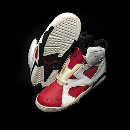 Nike Air Jordan VI 6 Original 1991 Kids Carmine Shoes NEW