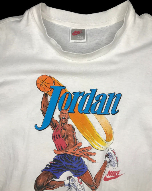 Nike Air Jordan 6 VI 1991 Original "Super Michael" Cartoon Poster T-Shirt