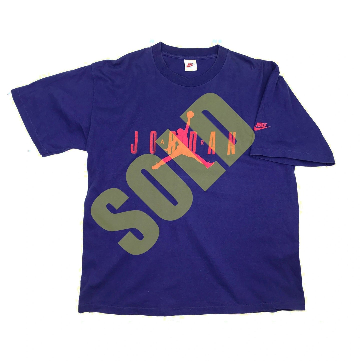 Nike Air Jordan 6 VI 1991 Purple Pink OG T-Shirt Made in USA