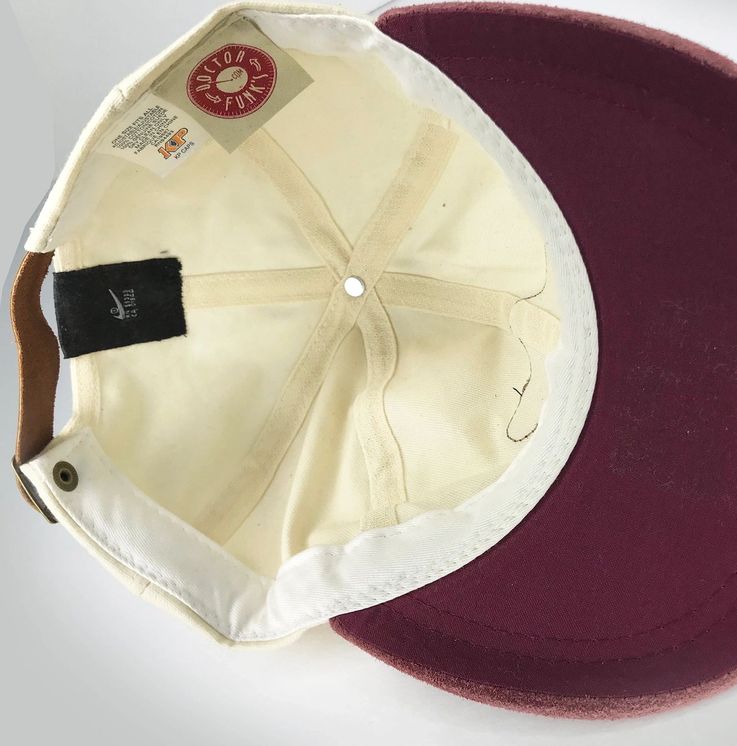 1/1 Nike Air Jordan 6 VI Carmine Leather Strap Back Hat NEW