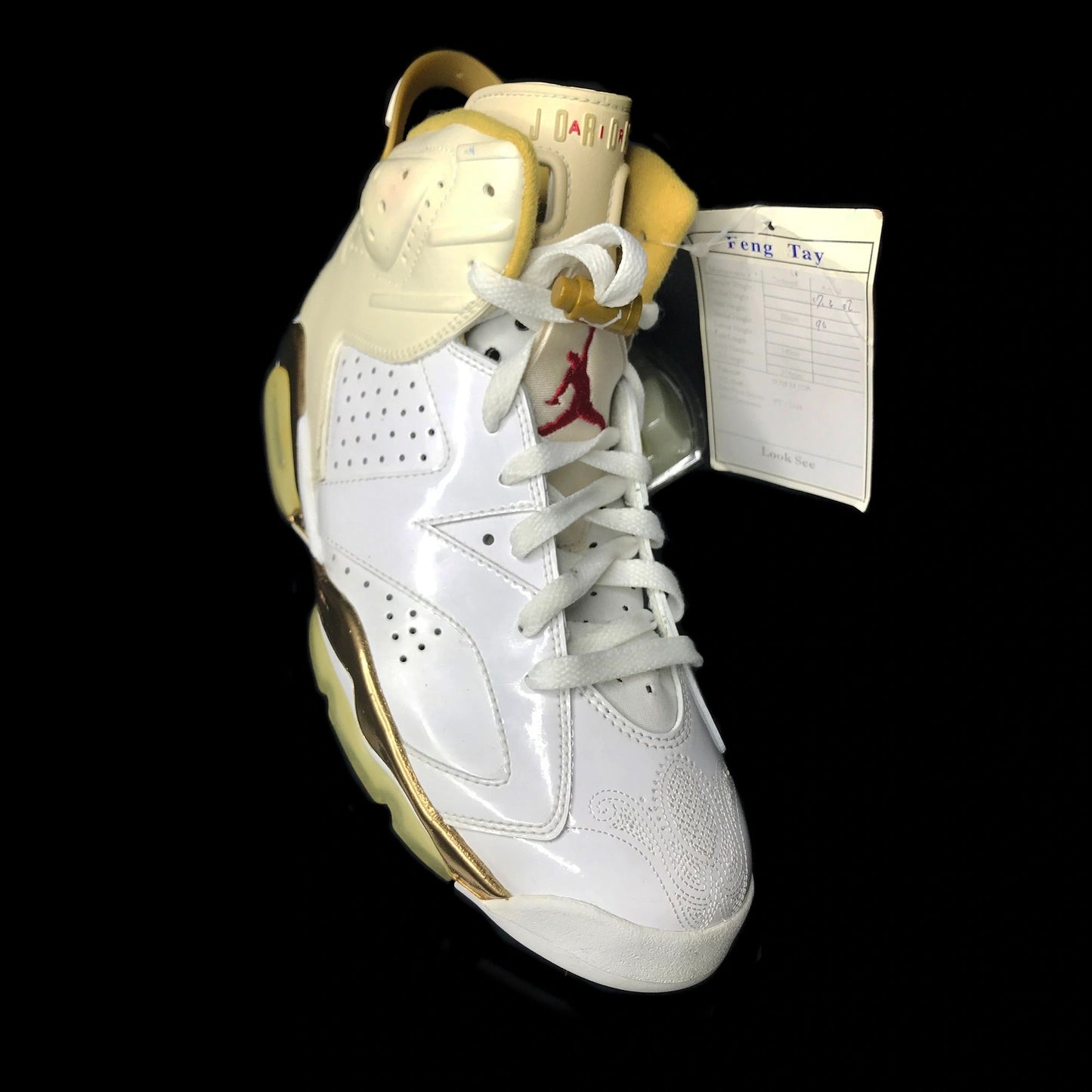 Nike Air Jordan 6 VI Retro Sample Golden Moment Display Shoe Size 9