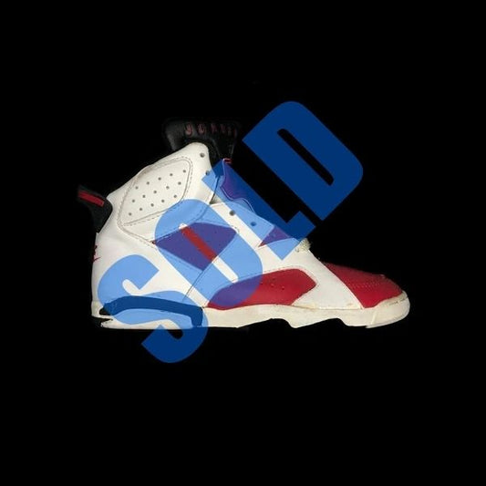 Nike Air Jordan VI 6 Original 1991 Kids Carmine Shoes NEW