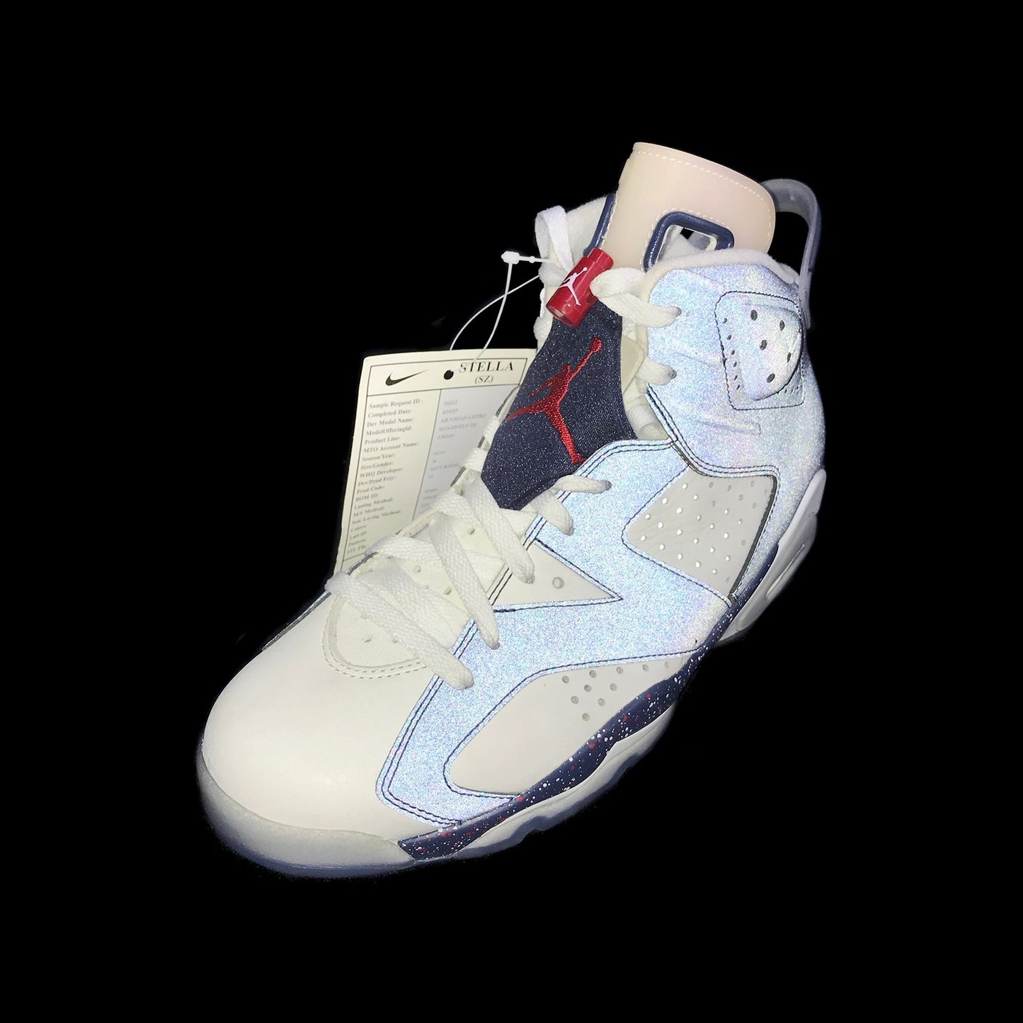 Nike Air Jordan 6 VI Retro Sample USA Soccer 3M Display Shoe Size 9