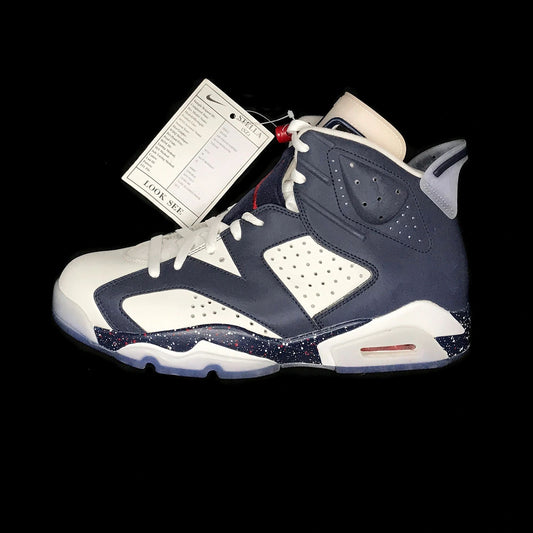 Nike Air Jordan 6 VI Retro Sample USA Soccer 3M Display Shoe Size 9