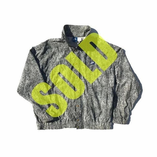 Nike John McEnroe 1986 Stone Wash Warm-Up Jacket Size Large