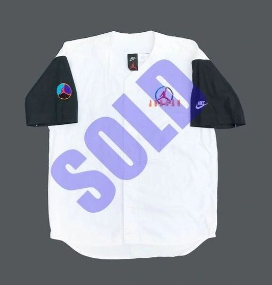 Nike Air Jordan 8 VIII 1993 OG Baseball Jersey Size M/L