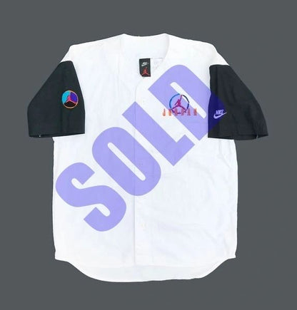 Nike Air Jordan 8 VIII 1993 OG Baseball Jersey Size M/L