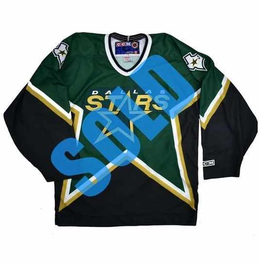 Dallas Stars Authentic CCM Alternate Hockey Jersey Size Medium