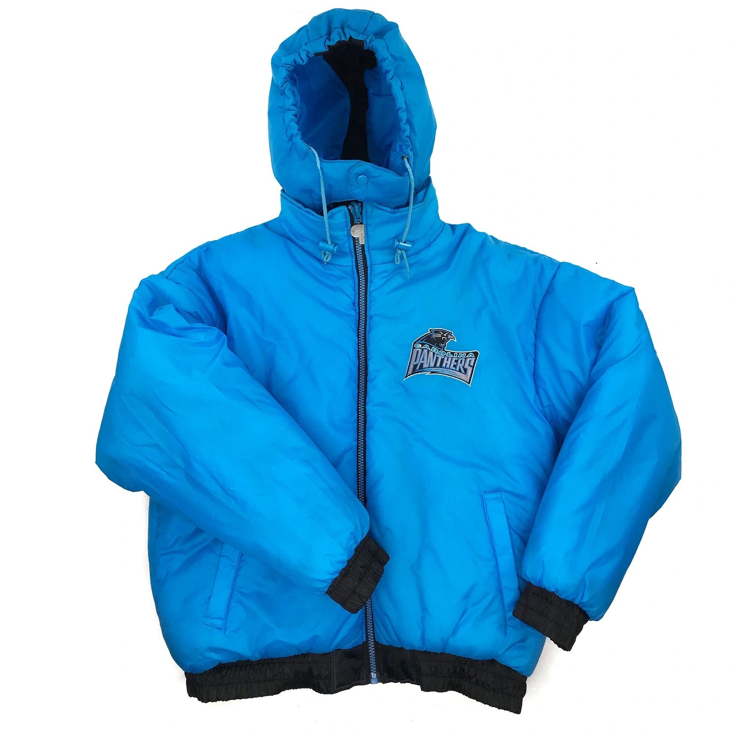 Carolina Panthers Pro Player Puffy Reversible Down Jacket Size XL