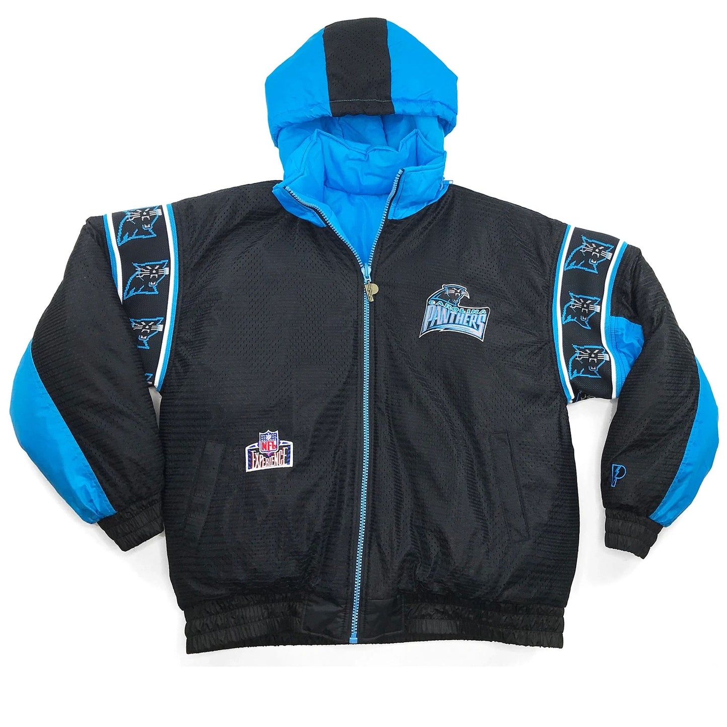 Carolina Panthers Pro Player Puffy Reversible Down Jacket Size XL