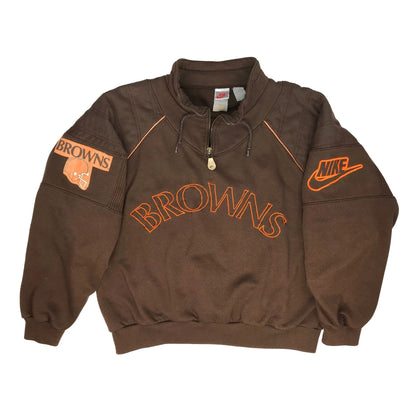 Nike Cleveland Browns Gray Tag Pullover Crew Sweatshirt