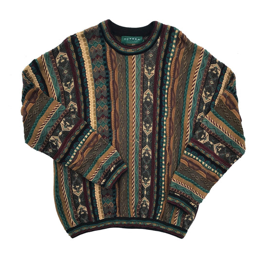 Tundra Heavyweight Multicolor 90's 3D Knit Sweater