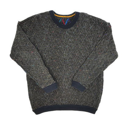 Tundra Heavyweight Multicolor 90's 3D Knit Sweater XXL