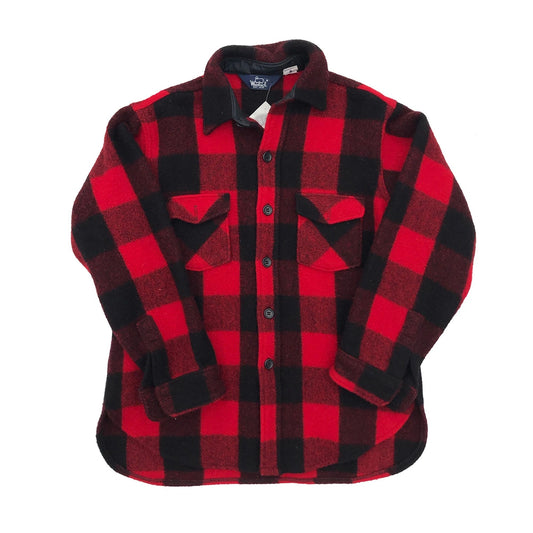 Woolrich Heavy Buffalo Plaid Wool Cruiser Made in USA