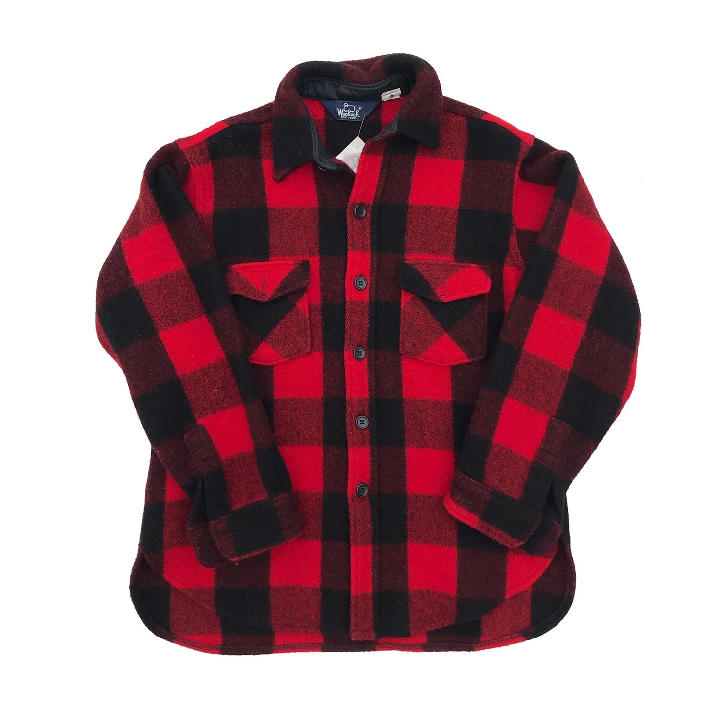 Woolrich Heavy Buffalo Plaid Wool Cruiser Made in USA