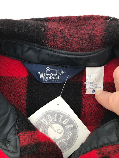 Woolrich Heavy Buffalo Plaid Wool Cruiser Made in USA