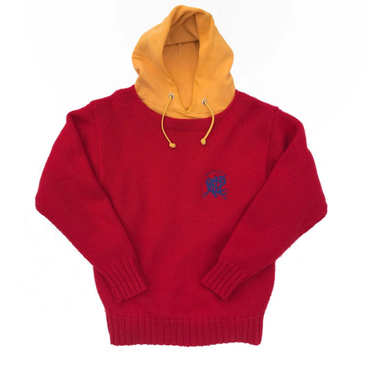 Polo Ralph Lauren Heavyweight Scribble Logo Knit Hoody Sweater