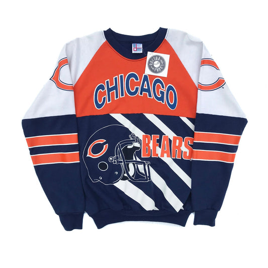 Chicago Bears 80's Double Sided Oversized Graphic Sweatshirt
