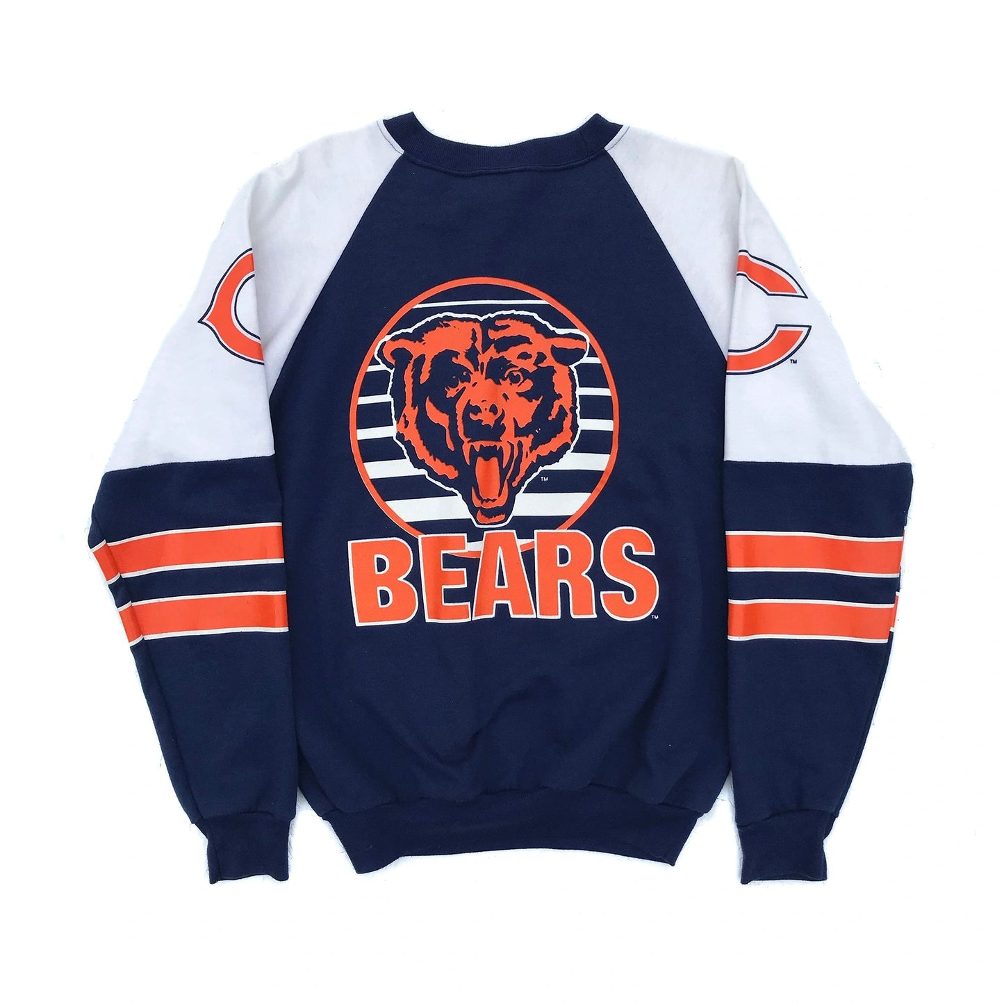 Chicago Bears 80's Double Sided Oversized Graphic Sweatshirt