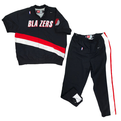 Portland Trailblazers Arvydas Sabonis Nike Game Worn Warm-ups
