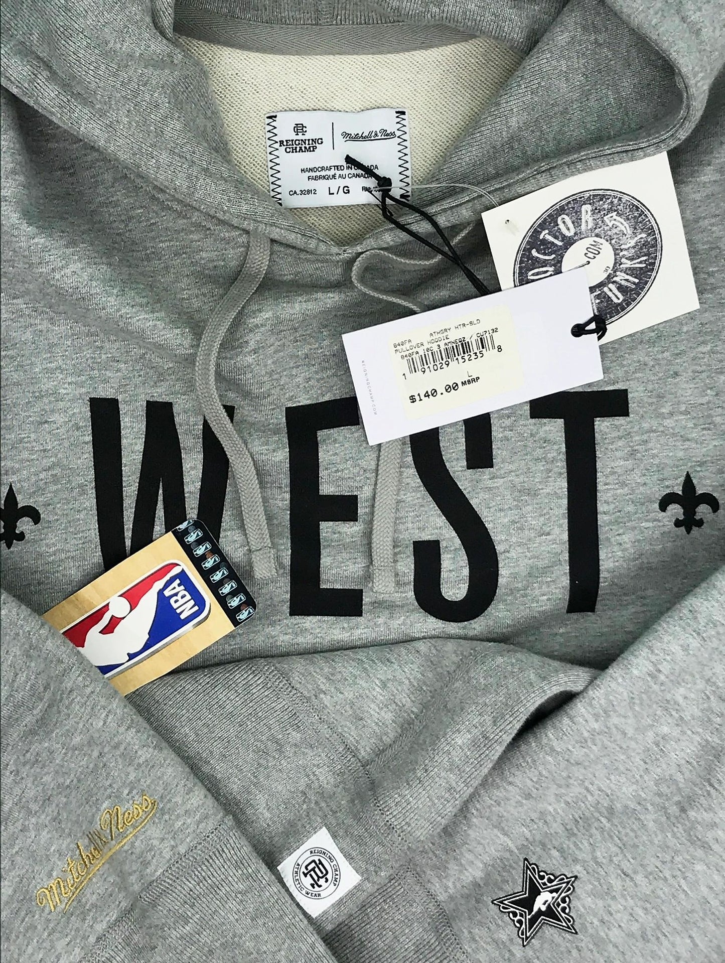 NBA All Star 2017 Reigning Champ Hoody $140 NEW