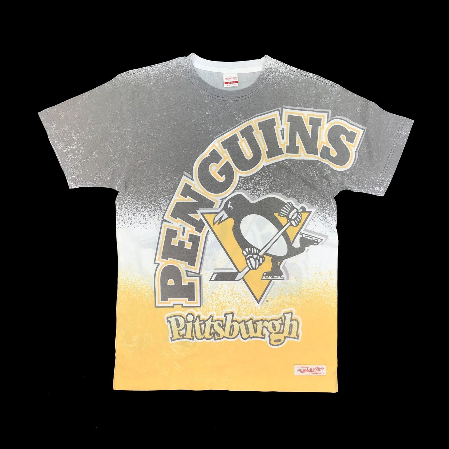 Pittsburgh Penguins Double Sided All Over Print T-Shirt NEW