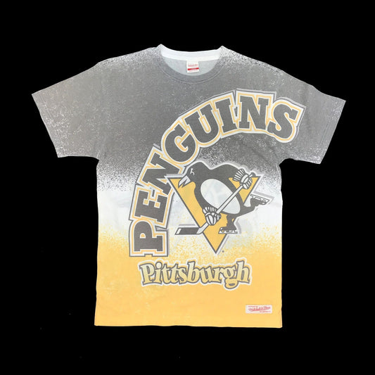 Pittsburgh Penguins Double Sided All Over Print T-Shirt NEW