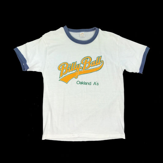 Oakland A's Billy Martin "Billy Ball" Original early 80's T-Shirt