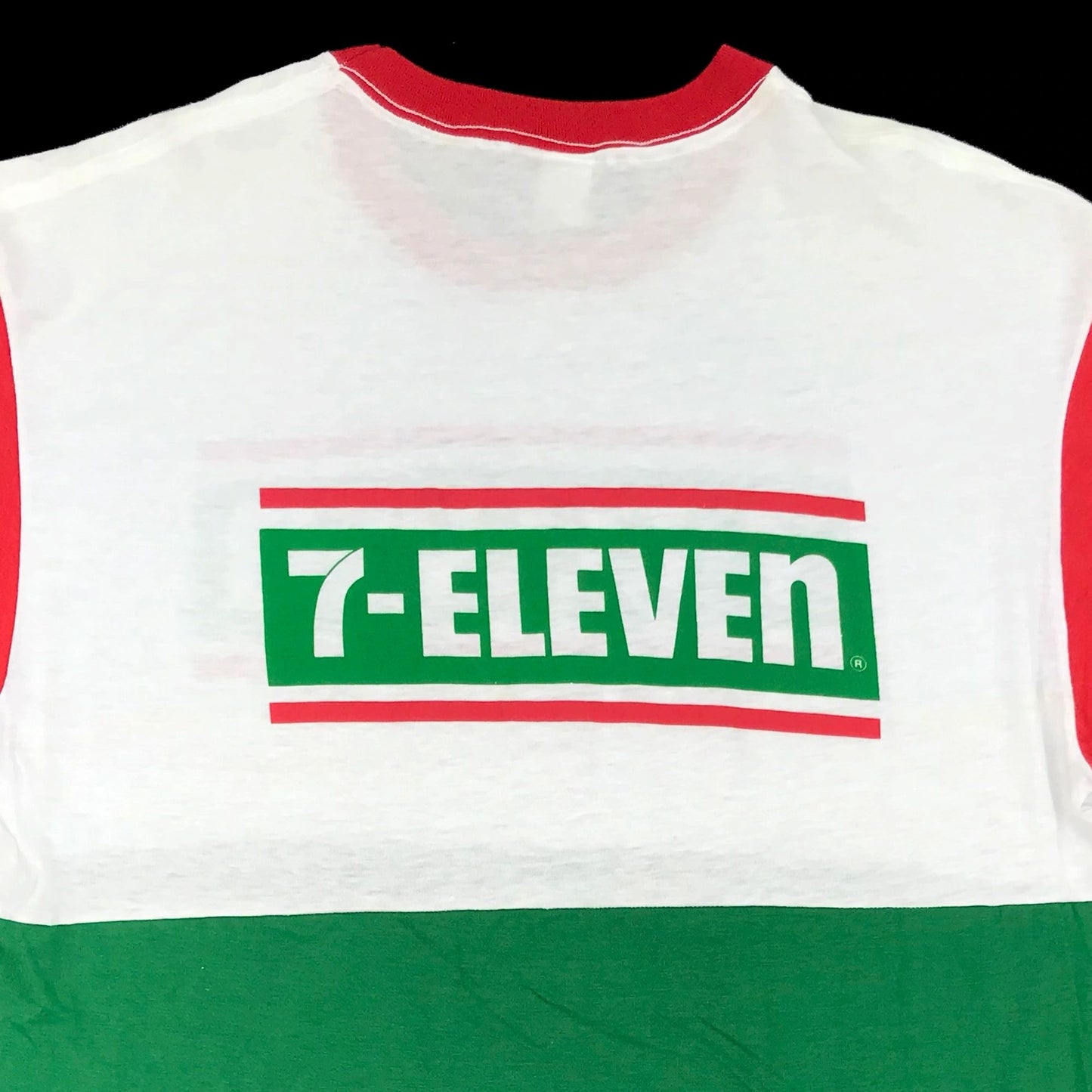 7 Eleven Color Block Original 80's T-shirt NEW XL
