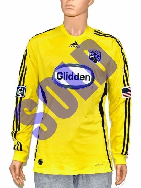 Adidas Columbus Crew L/S SAMPLE Soccer Jersey NEW
