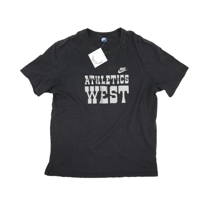 Nike Athletics West Faded Blue Tag T-Shirt Size XXL
