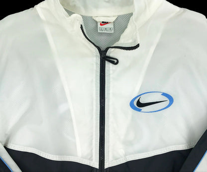 Nike Late 90's Circle Swoosh Embroidered Windbreaker