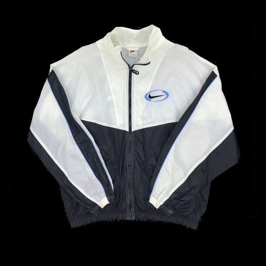 Nike Late 90's Circle Swoosh Embroidered Windbreaker