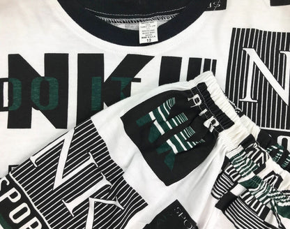 Nike Bootleg AOP T-shirt / Shorts Set Made in USA