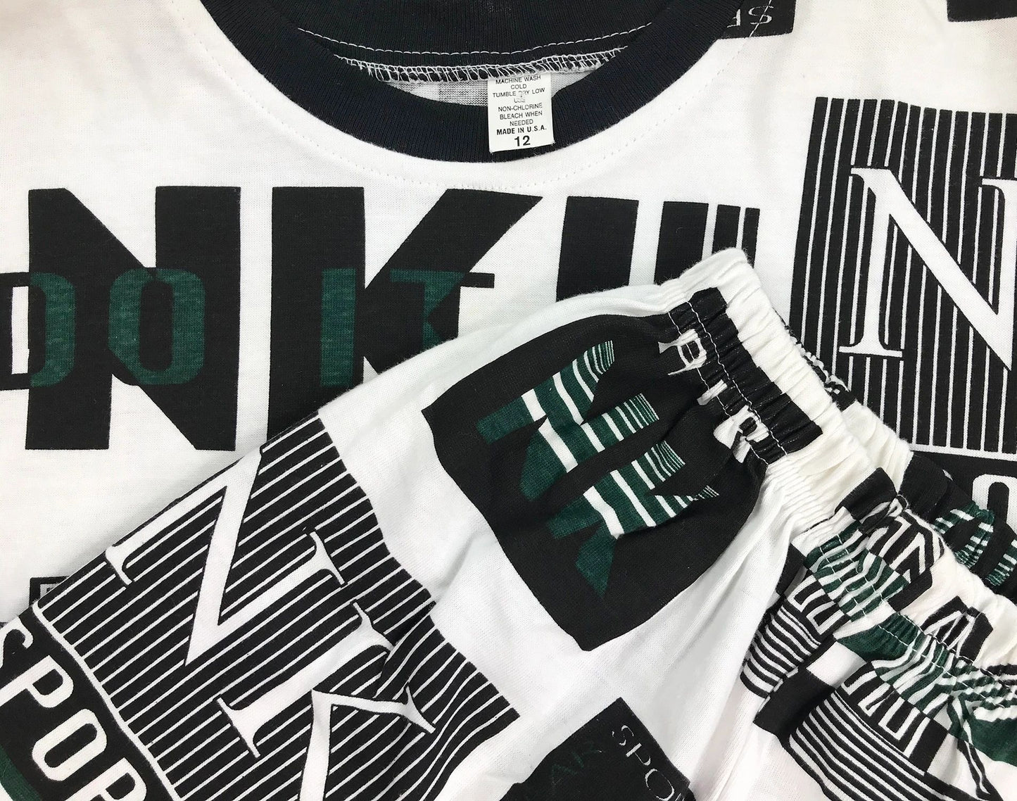 Nike Bootleg AOP T-shirt / Shorts Set Made in USA
