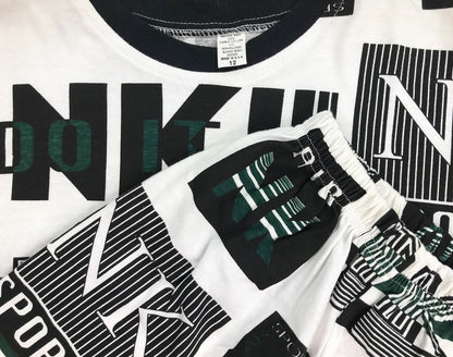 Nike Bootleg AOP T-shirt / Shorts Set Made in USA