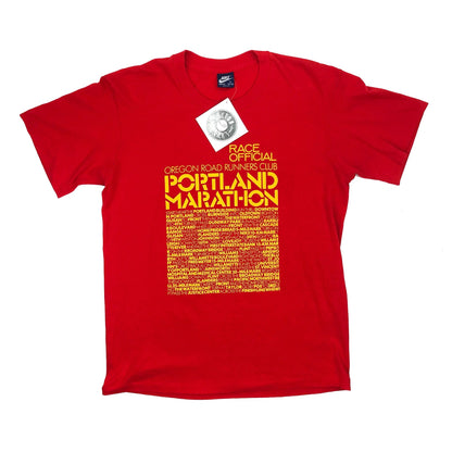 Nike Blue Tag 50/50 Portland Marathon Shirt Made in USA
