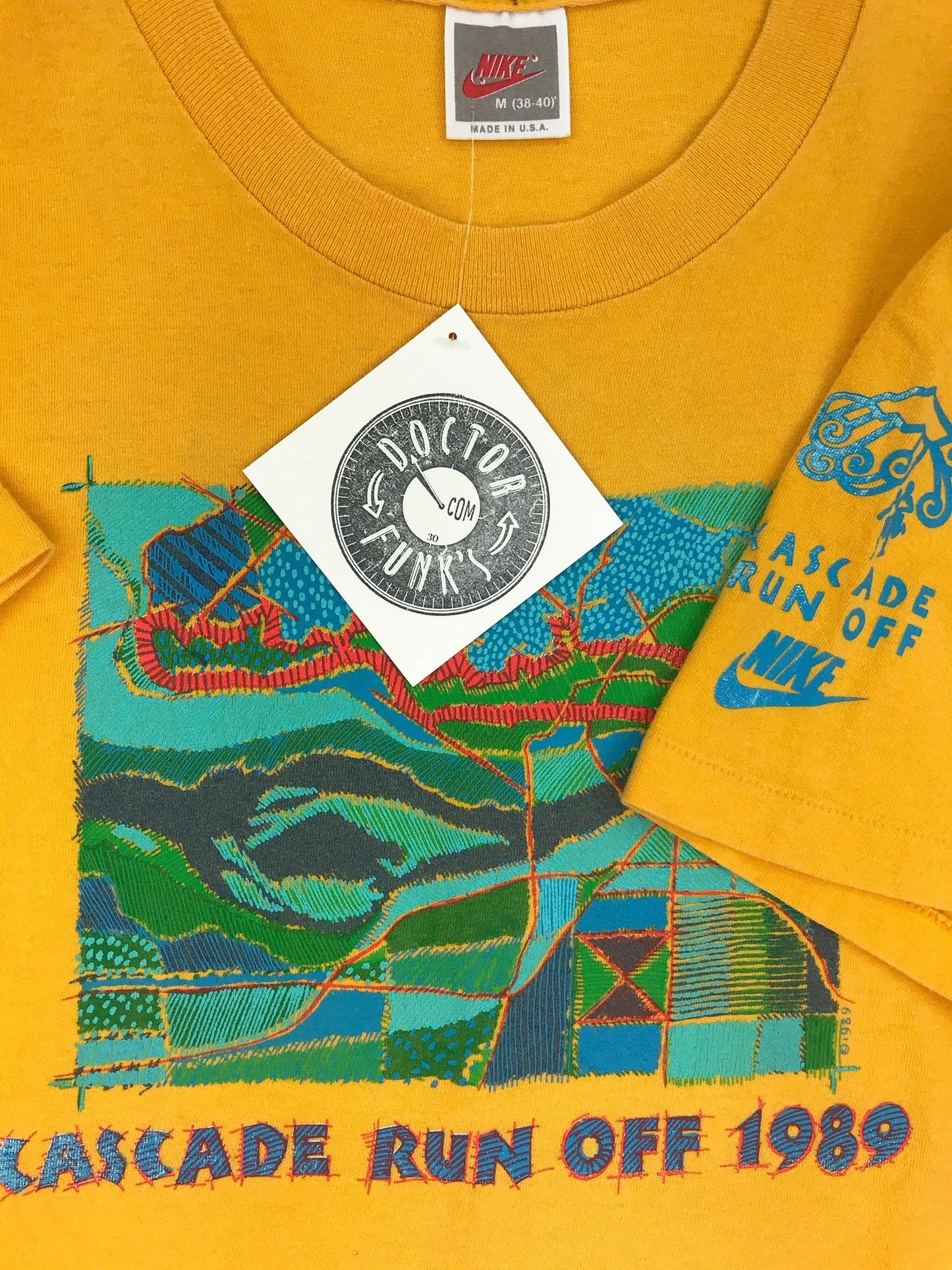 Nike Gray Tag 1989 Cascade Run Off "Official's" Shirt