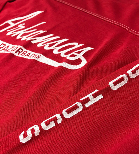 Arkansas Razorbacks Original 1970's Cut/Sew Shirt