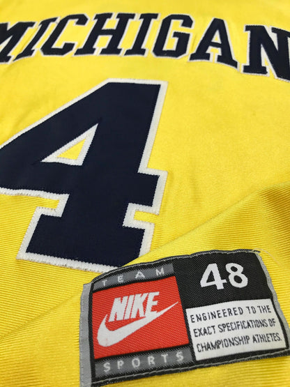 Michigan Wolverines Authentic Nike Chris Webber Fab 5 Set