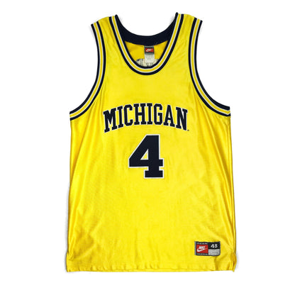 Michigan Wolverines Authentic Nike Chris Webber Fab 5 Set