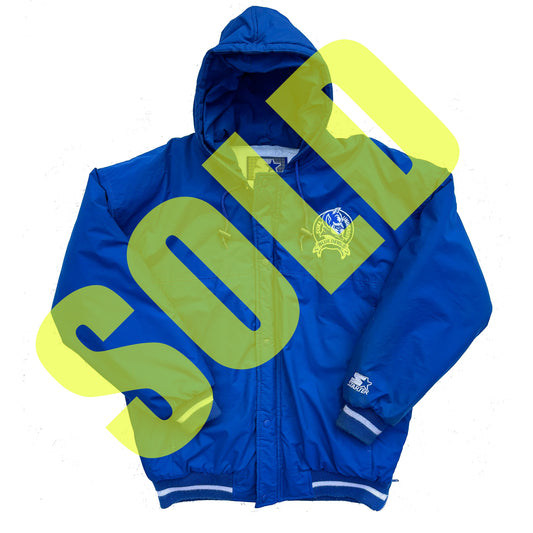 Duke Blue Devils Starter 90s Parka Jacket Size Large