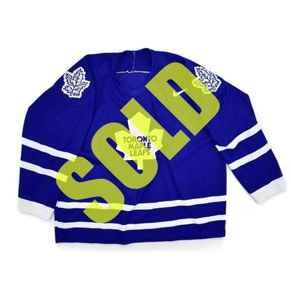 Toronto Maple Leafs Authentic Nike Hockey Jersey, Size Large