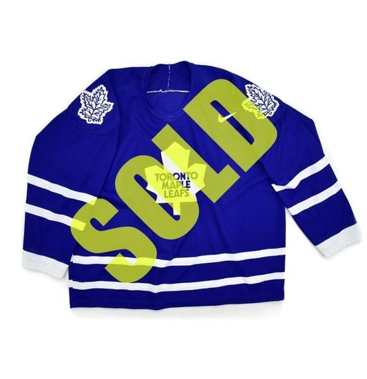 Toronto Maple Leafs Authentic Nike Hockey Jersey, Size Large