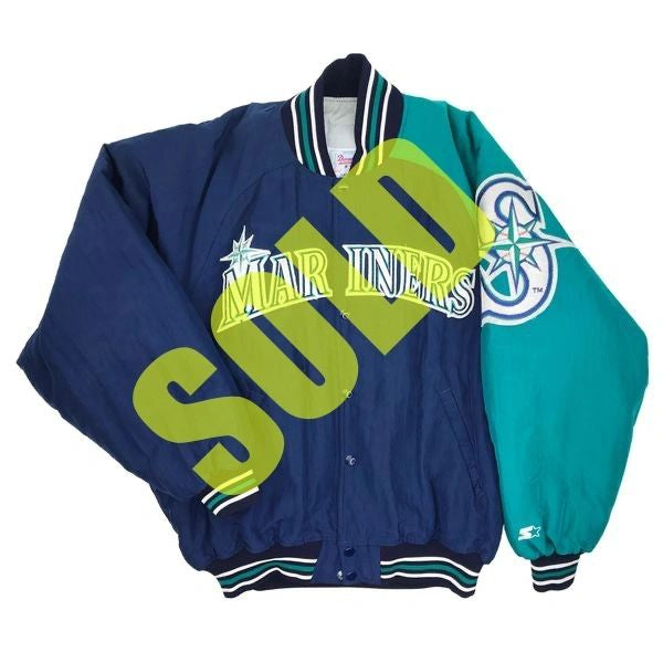 Seattle Mariners Starter Diamond Collection Coaches Jacket