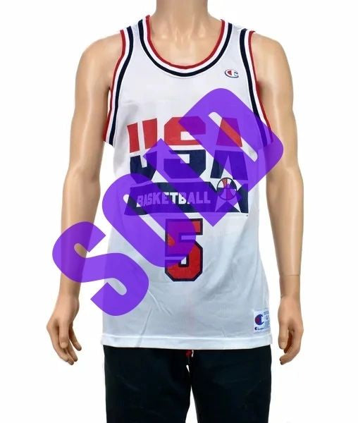 USA Dream Team David Robinson Champion Jersey Size 44