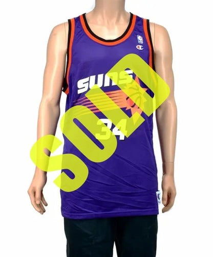 Phoenix Suns Charles Barkley Champion Jersey Size 48