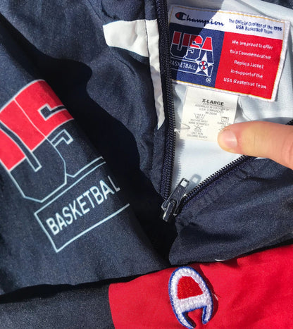 1996 Champion USA Dream Team Olympics Basketball Warm Up Jacket