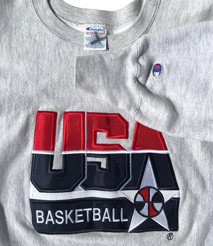 USA Bball Dream Team Olympics Champion Reverse Weave Sweatshirt